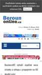 Mobile Screenshot of berounonline.cz